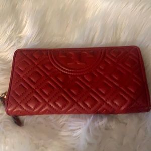 Tory Burch Red Wallet